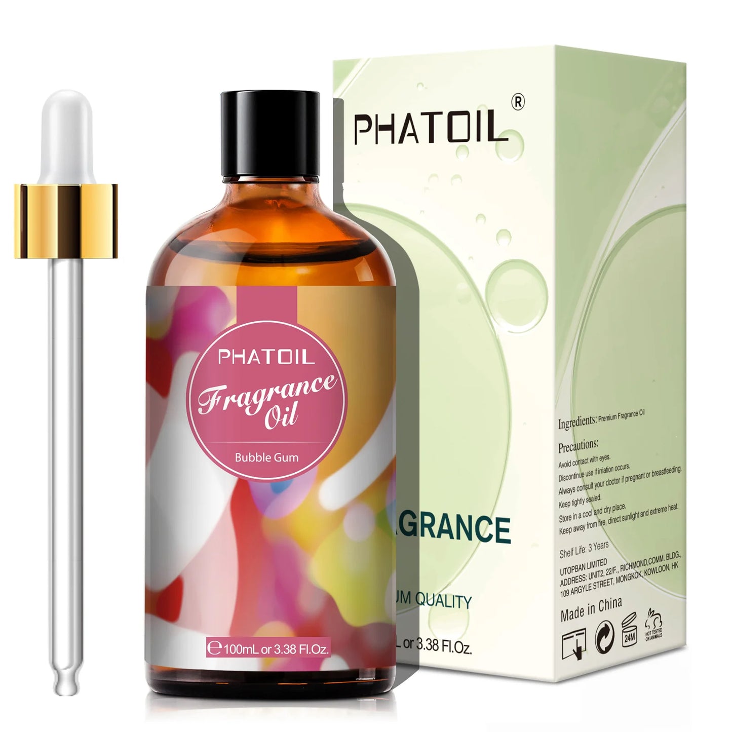 PHATOIL 100ml White Musk Fragrance Essential Oil Fresh Linen Honeysuckle Peach Orange Blossom for Aroma Candle Soap Making