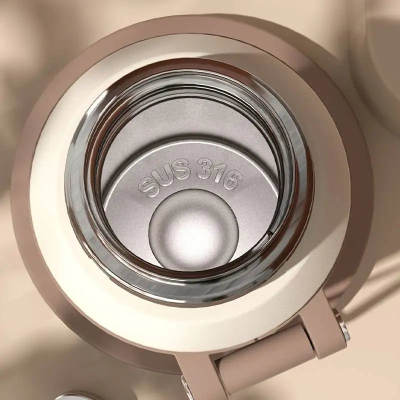 600ml Stainless Steel Coffee Cup Travel Thermal Mug Leak-Proof Thermos Bottle Tea Coffee Mug Office Business Style Thermos