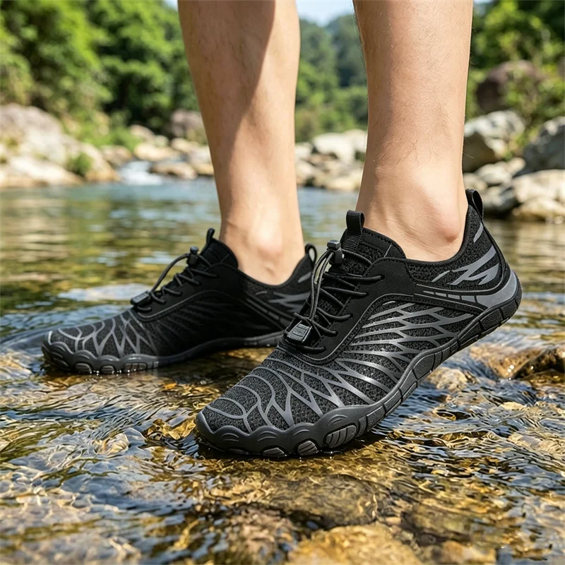 Aqua Shoes Women Men Barefoot Water Shoes Quick-Drying Outdoor Beach Upstream Wading Swimming Shoe Sneakers Unisex Trekking Surf