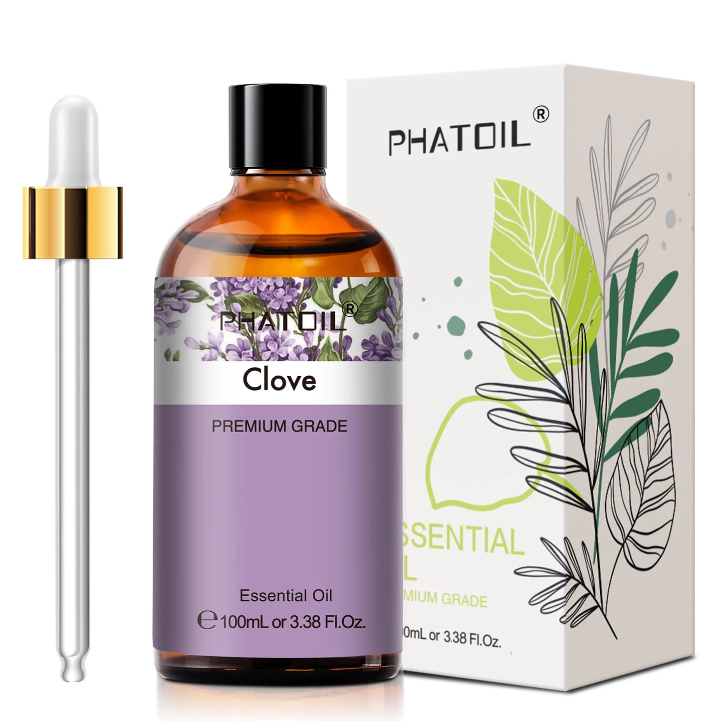 100ml Citronella Essential Oil Diffuser Pure Natural Lavender Eucalyptus Vanilla Peppermint Basil Tea Tree Cloves Aromatic Oil