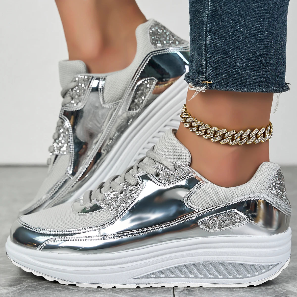 Sneakers for Women Orthopedic Sneakers Walking Shoes for Women, Lightweight Casual Tennis Sneakers Air Running Shoes Tennis