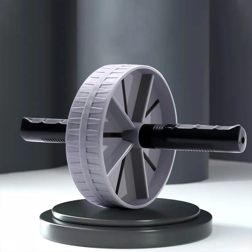 Workout AB Roller Wheel Non-slip Abdominal Roller No Noise Abdominal Trainer Abdominal Exerciser for Home Gym Strength Workouts