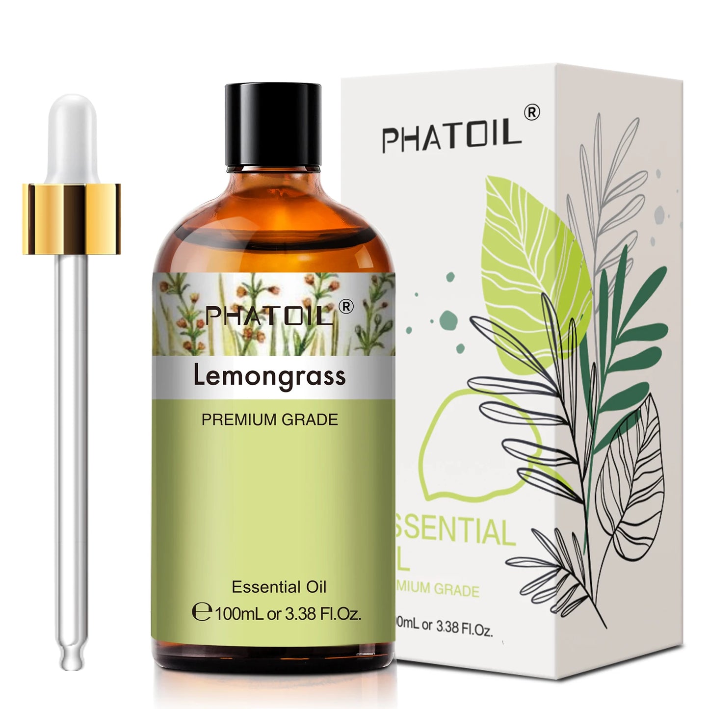 100ml Citronella Essential Oil Diffuser Pure Natural Lavender Eucalyptus Vanilla Peppermint Basil Tea Tree Cloves Aromatic Oil