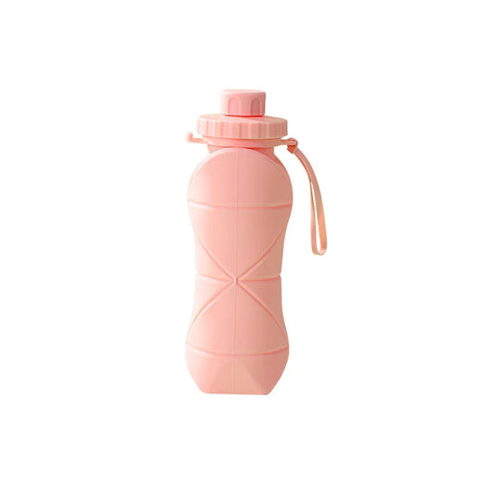 Outdoor Silicone Folding Water Bottle Portable Retractable Cup Travel Tools Collapsible Sport Bottles For Hiking Trekking Tours