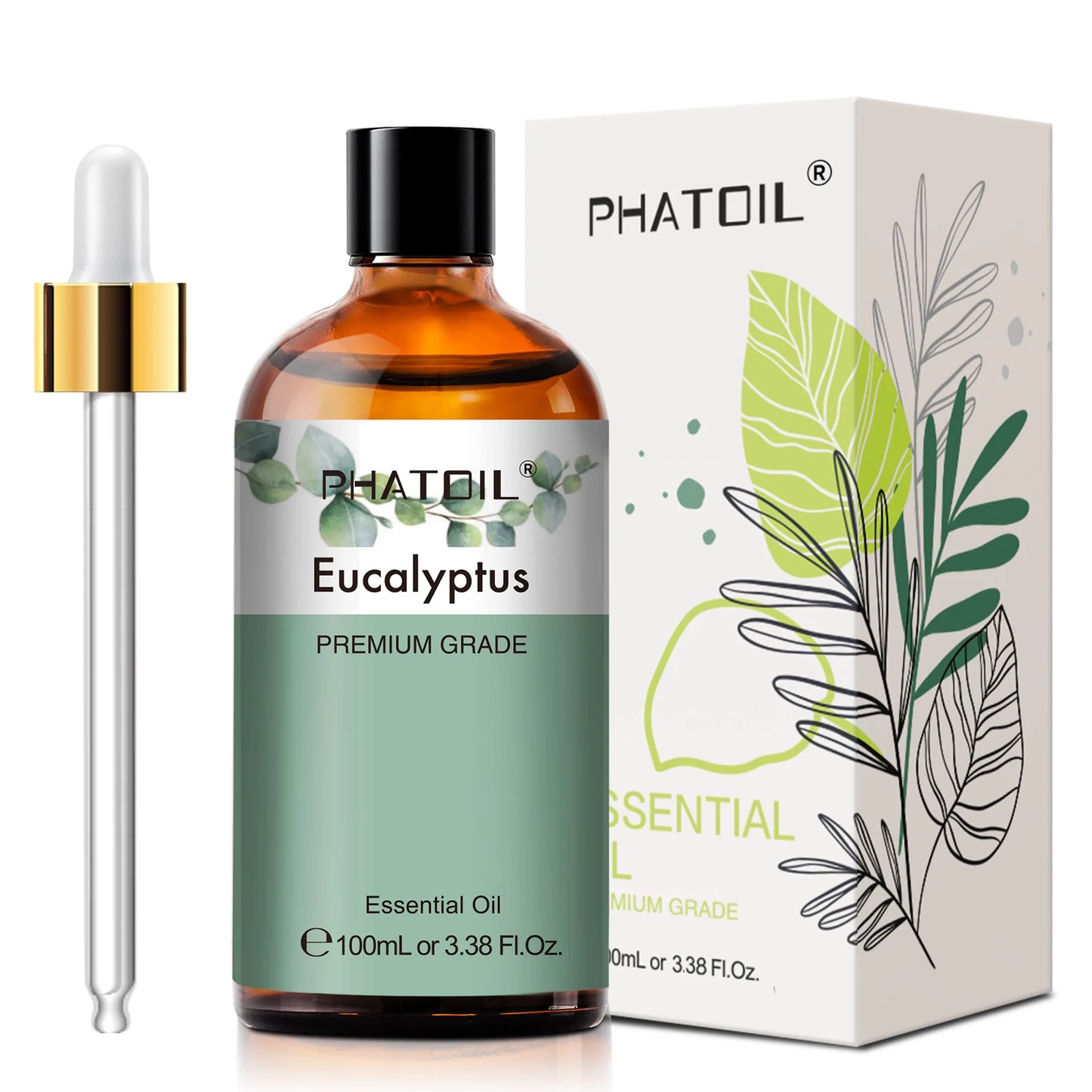 100ml Citronella Essential Oil Diffuser Pure Natural Lavender Eucalyptus Vanilla Peppermint Basil Tea Tree Cloves Aromatic Oil